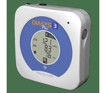 Novacor - Model Diasys 3 plus - Unique Hybrid Oscillometric and Auscultatory ABPM