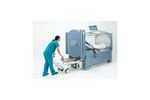Sechrist - Model H-Series - Monoplace Hyperbaric Chamber Gurney Storage with Low Profile Gurney