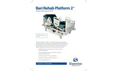 Sizewise - Model Bari Rehab Platform 2 - Bariatric Med-Surg/ICU Bed Brochure