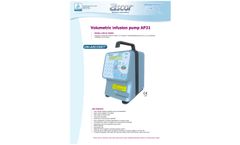 Ascor - Model AP31 - Volumetric Infusion Pump - Brochure