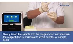 Seamaty SMT 120V POCT Veterinary Chemistry Analyzer, distributed by Carolina Liquid Chemistries. - Video