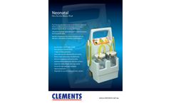 Clements Neonatal Medium Suction Pump Brochure