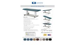 Clinton - Model 80061 - General Flat Top Ultrasound Table - Brochure