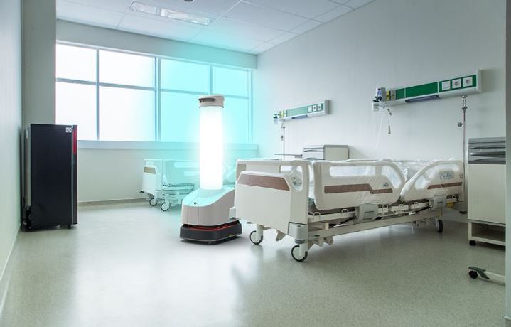 Autonomous UV-C Disinfection Robot for Hospital Industry - Medical / Health Care