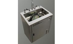 Scope-Assist Flushing Sink Designed for Flexible Endoscopes