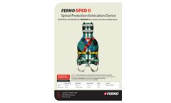 FERNO - Model SPED II - Spinal Protection Extrication Device - Brochure