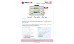 Netech - Model DELTA 3300 - Defibrillator / Transcutaneous Pacemaker Analyzer - Brochure