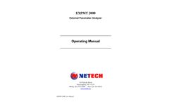 Netech - Model EXPMT 2000 - External Pacemaker Analyzer - Operating Manual