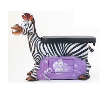 Archimed - Zebra Figured Pediatric Exam Table