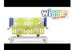 WIGGLE CHILD BED (4 Motors) (WITH BED EXTENSION) - Video