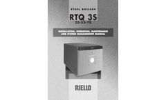 Riello - Model RTQ 35-55-70 3S - Steel Boilers - Brochure