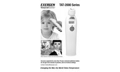 Exergen TAT-2000 Forehead Thermometer Manual