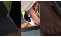 VenaPulse foot cuff applying the single strap cuff - Video