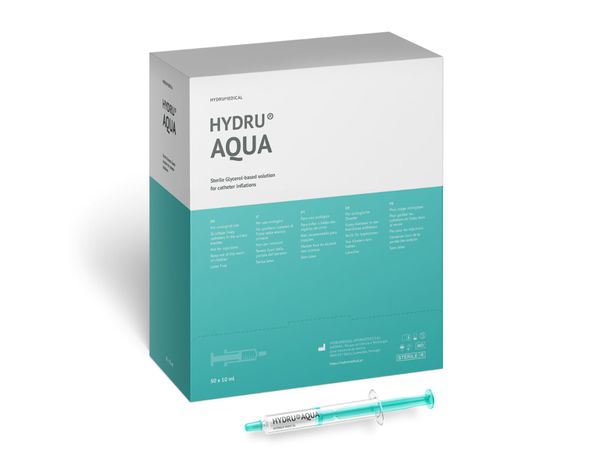 HYDRU AQUA - Sterile Glycerol based Solution for Catheter Inflations