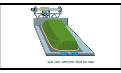 Components of UTV Composting Systems - In floor aeration with stationary cover winding unit - Video