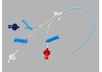 Central Venous Catheter Set and Tray - Triple Lumen Polyurethane