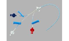 Central Venous Catheter Set and Tray - Triple Lumen Polyurethane