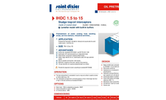 Model IHDC 1.5 to 15 - Sludge Trap/Oil Interceptors Brochure