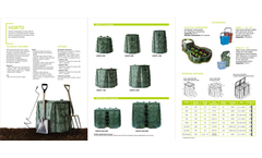 Sartori Ambiente - Model Horto 700-1000 - Home Composting Bin - Brochure