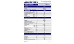 Aquafides - Model 1 AF45 T - UV-Disinfection Systems - Brochure