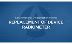 AQUAFIDES - Replacement of device radiometer - Video