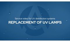 AQUAFIDES - Replacement of UV lamps - Video