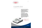 CoaDATA 2004 Semi-Automated 2-Channel Coagulation Analyzer Datasheet