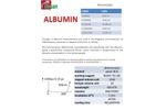 Gesan Albumin LR E1206100 Multipurpose Reagent Brochure