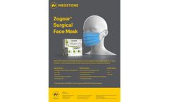 Medstone - Model Type IIR – ZoGear (50pcs) - Medical Face Mask - Brochure