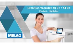Steam Sterilizer Class B: Vacuklav 40 B+ and 44 B+ Evolution - MELAG Product Highlights - Video