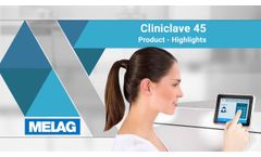 Large Steam Sterilizer (1 STU) for practices and clinics: Cliniclave 45 | MELAG Product Highlights - Video
