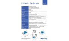 Micrel - Model Rythmic Evolution - Ambulatory Pump - Datasheet