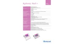 Micrel Rythmic - Model Perf+ - Ambulatory Pump for Infusions - Datasheet