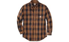 Force Rugged Flex - Model 104507 - Flame Resistant  Loose Fit Twill Long-Sleeve Plaid Shirt