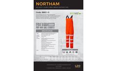 NORTHAM - Model BB01-O-LEO - ISO 20471 Class 2 Bib & Brace Orange - Brochure