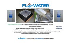 Flo-Water - Slurry-Flo Concrete Washout System - Brochure