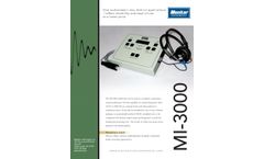 Model MI-3000 - Audiometer - Brochure