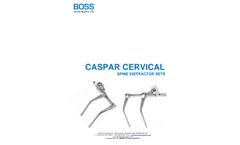 Precision Surgical - Caspar Distractor Set with Either Fixed or Articulating, Adjustable Distractors - Brochure