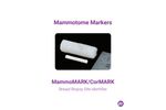 Mammotome - Model MammoMARK and CorMARK - Biopsy Site Identifiers Brochure