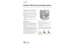 Swelab - Model Alfa Plus - Hematology Analyzer Brochure