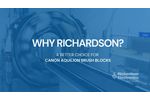 Why Choose Richardson for Aquilion Brush Blocks? - Video