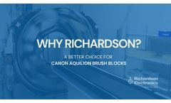 Why Choose Richardson for Aquilion Brush Blocks? - Video