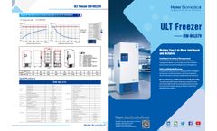 Haier - Model DW-86L579 - -86℃ Ultra Low Temperature Freezer Brochure