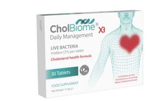 CholBiome - Model X3 - Probiotic Supplement, 30 Tablets