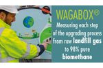 Wagabox 1: measuring biogas/landfill gas composition from the inlet to the outlet - Video