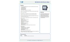 H2O Degree - Model EM-3000 - Din-Rail Electric Meter - Datasheet