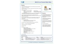 H2O Degree - Model M54122 - Line Powered Water Meter Brochure