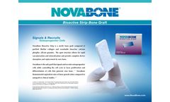 NovaBone - Bioactive Strip Bone Graft - Brochure