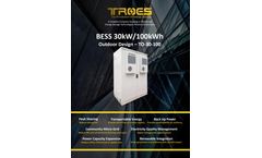 Troes - Outdoor Battery Energy Storage Cabinet System - Brochure