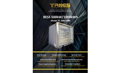 Troes - Container Battery Energy Storage Cabinet System - Brochure